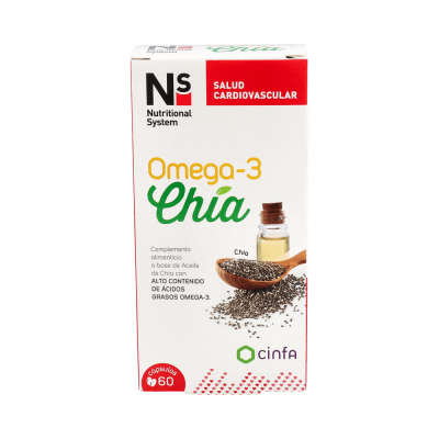 Ns Omega-3 Chia 60 Caps