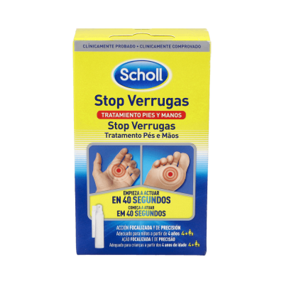 Scholl Stop Verrugas pies...