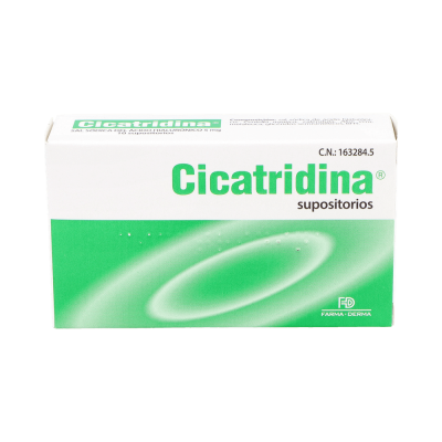 Cicatridina supositorios 10uds